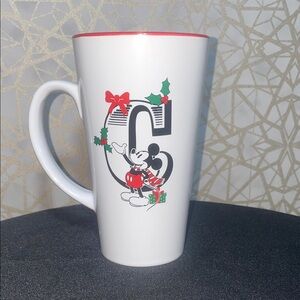 Disney Mickey Mouse Holiday Mug - White and Red
